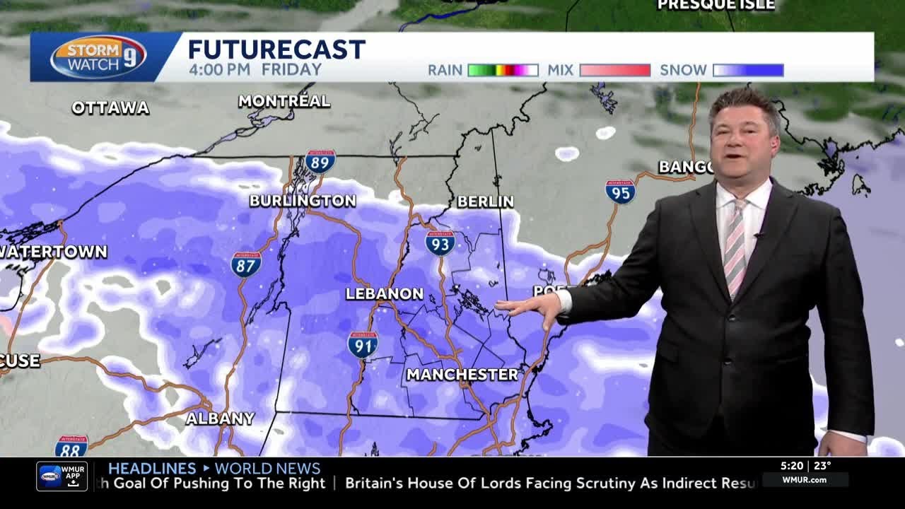 Video: Tracking several chances for snow this week