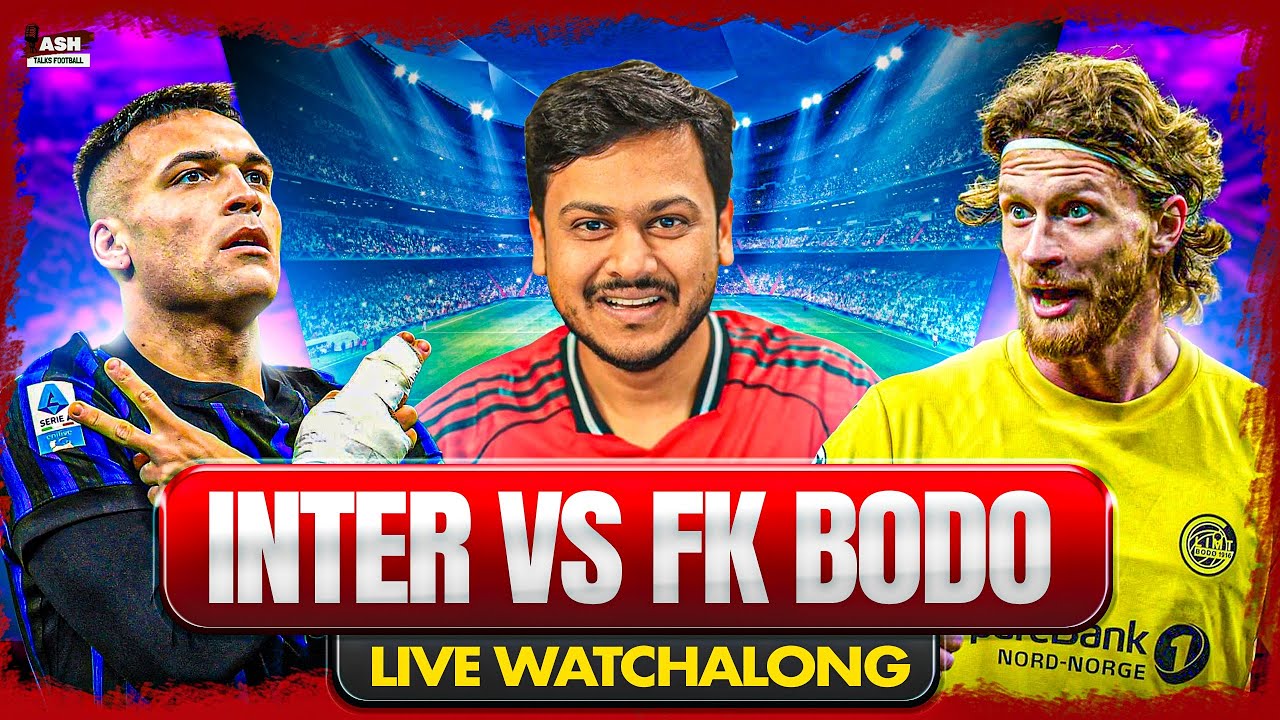 Inter vs Bodo/Glimt LIVE Watchalong | UEFA Champions League@watchfootballunfiltered@KickitwithLala