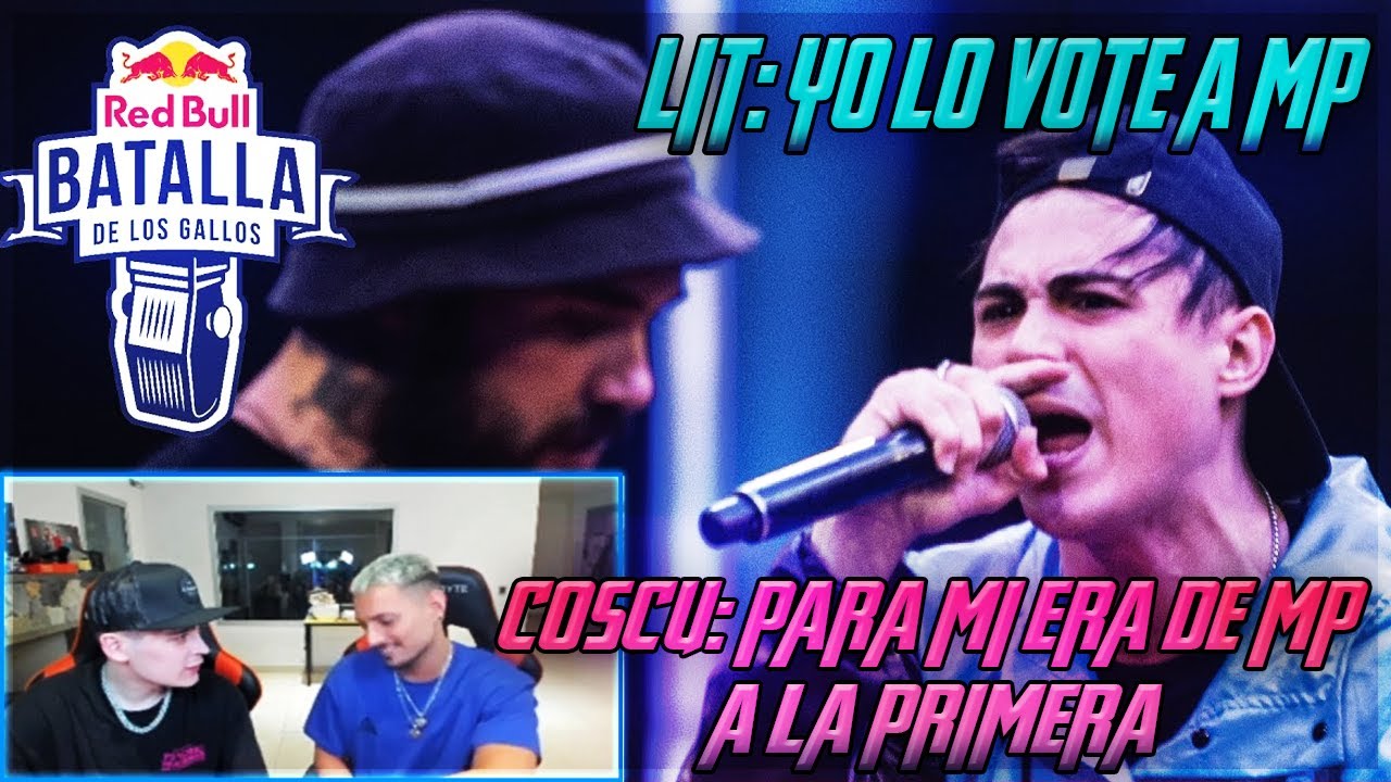 COSCU y  LIT KILLAH REACCIONAN A TATA VS MP *RED BULL ARGENTINA 2020*