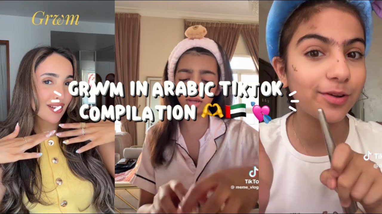 grwm in arabic tiktok compilation (requested by many) 🤭💘
