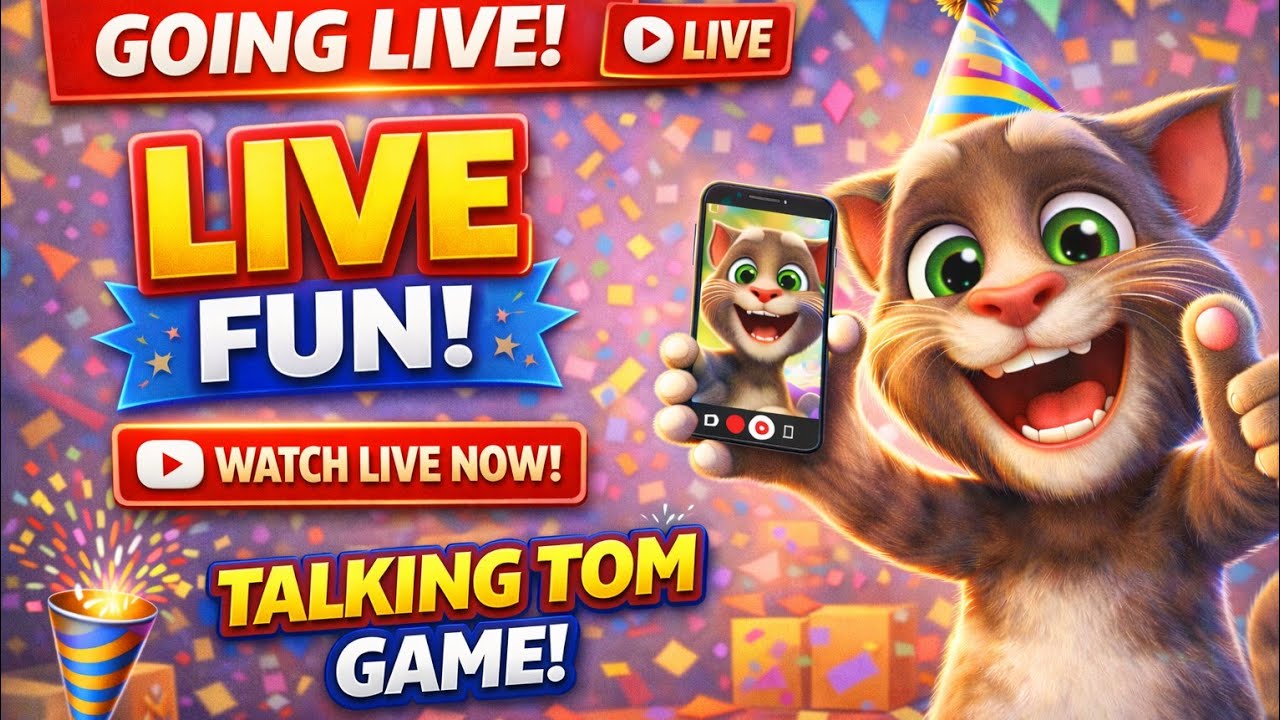 Talking Tom Live 😹 | Funny Cat Game Live Stream!#TalkingTom#LiveGaming#FunnyCat#MobileGameLive