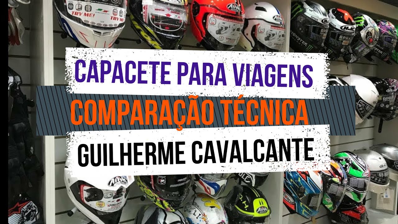 Capacete para viagens, comparação técnica