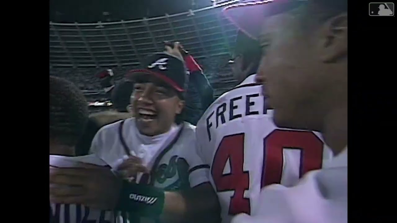 Jerry Willard's sac fly brings in Mark Lemke to give the Braves the  win  (1991 WS GM 2)