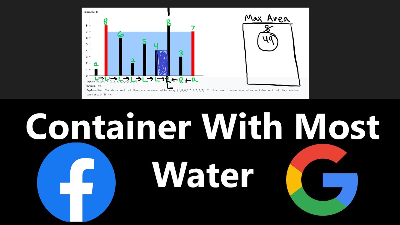 Container with Most Water - Leetcode 11 - Python