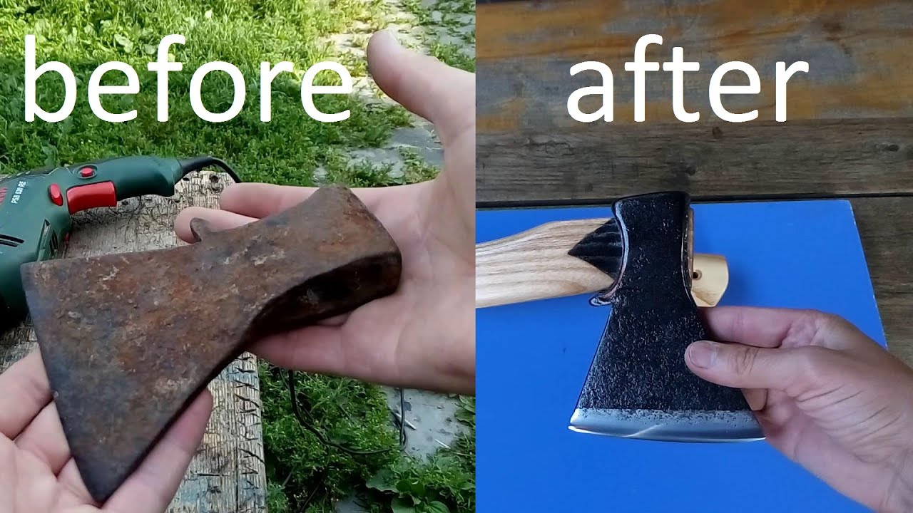 Восстановление топора. How to Restore an Axe.