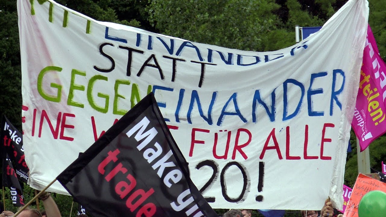G20 Protestwelle | Gro&szlig;demonstration zum G20-Gipfel in Hamburg