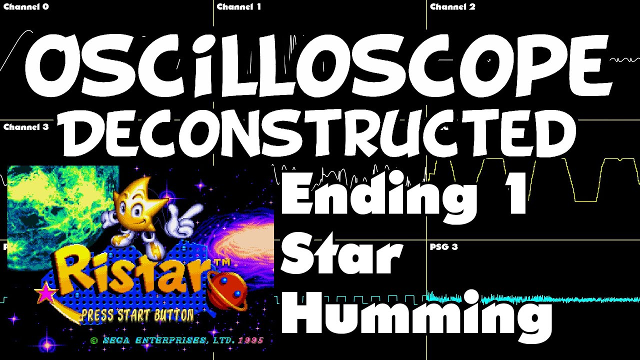 Ristar - Ending 1 - Star Humming - Oscilloscope Deconstruction
