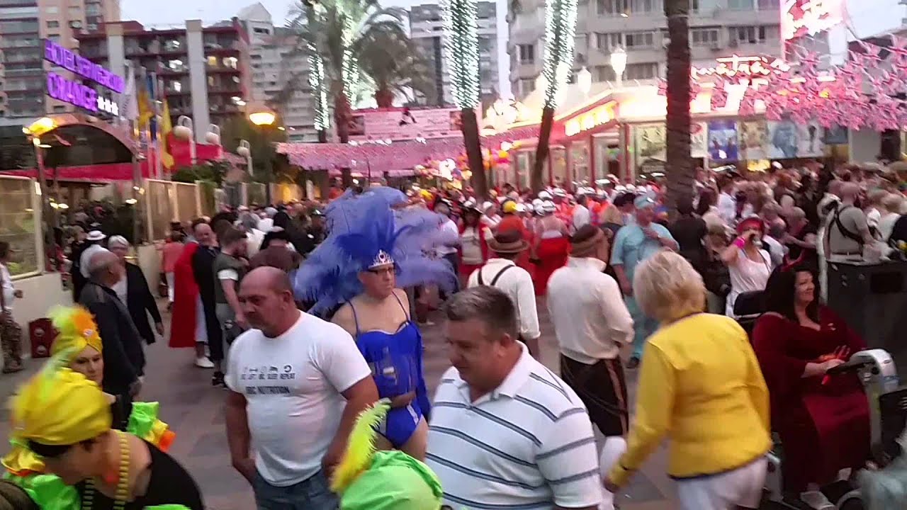 The Square at Benidorm Fiesta British Fancy Dress Party 2015