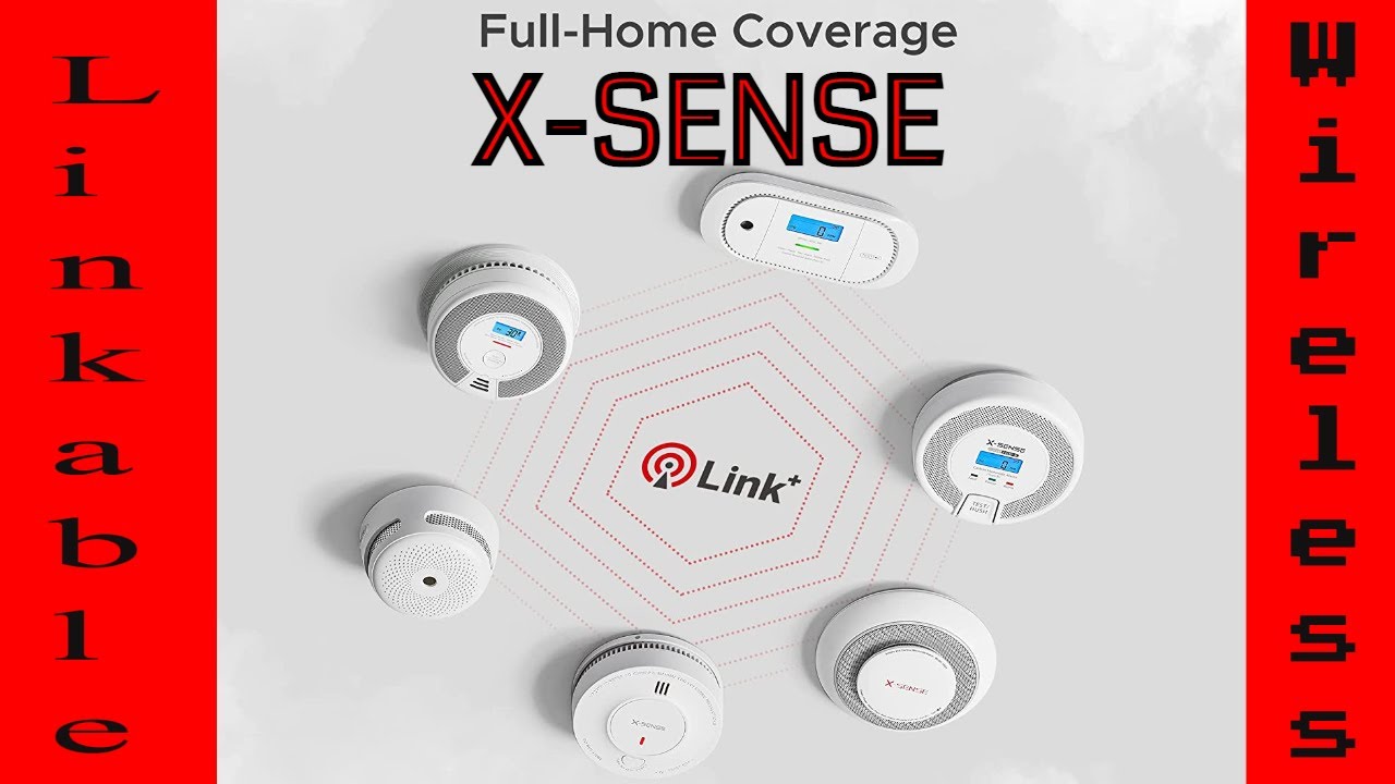X-SENSE 2 in 1 Smoke and Carbon Monoxide Detector Wireless, and linkable