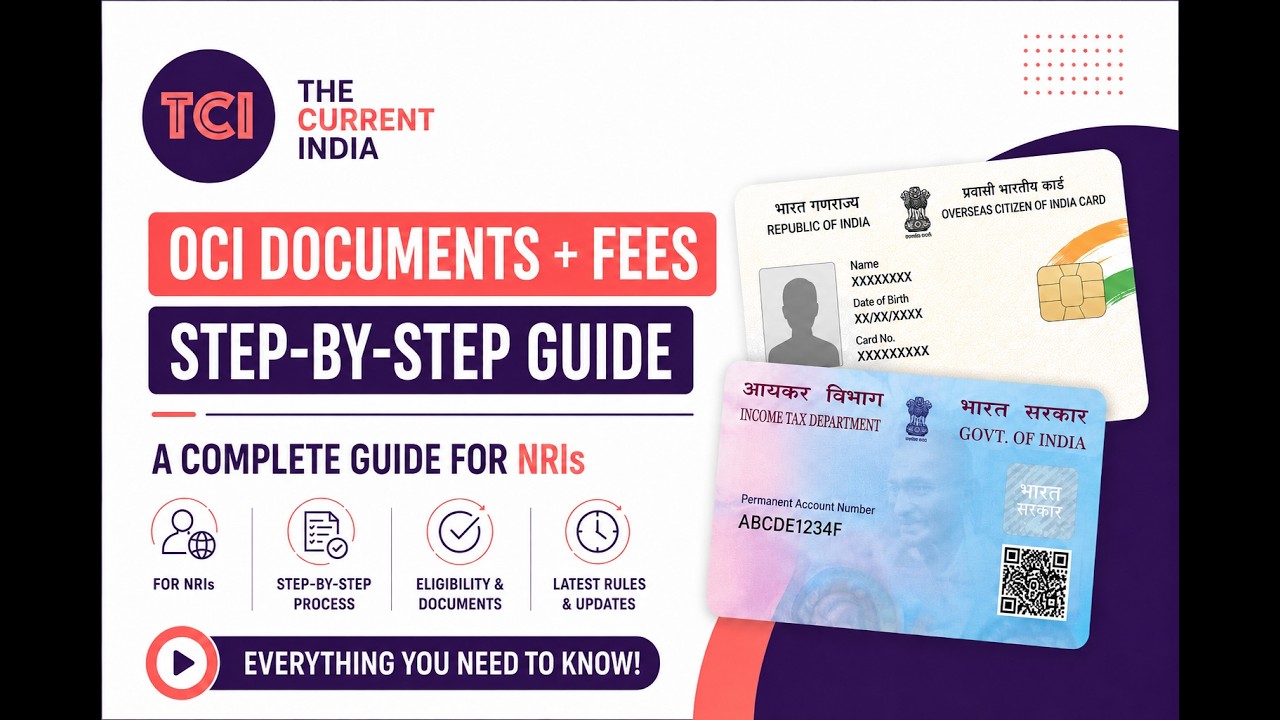 OCI Card Application Explained (2026) | Documents, Fees & Step-by-Step Process