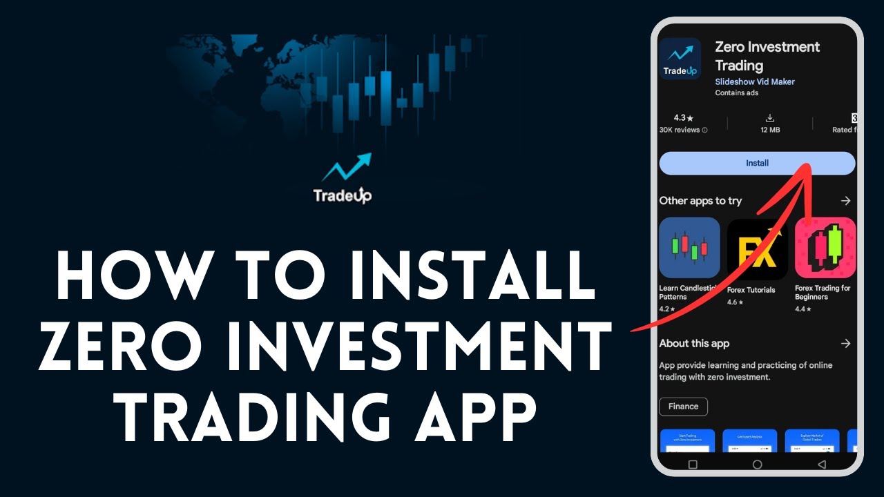 How to install Zero Investment Trading App in android in 2024