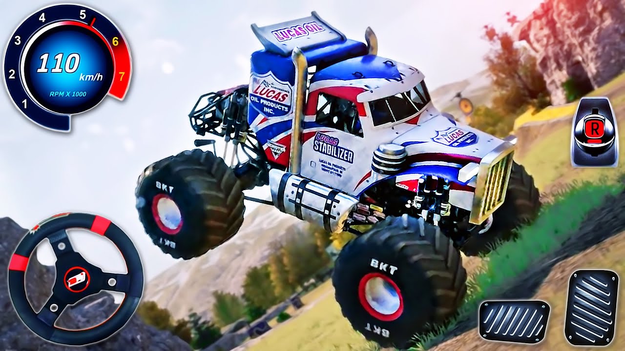 Monster Truck Racing Offroad - 4x4 Derby Mud and Rocks Driver Monster Jam Showdown - PC GamePlay #2