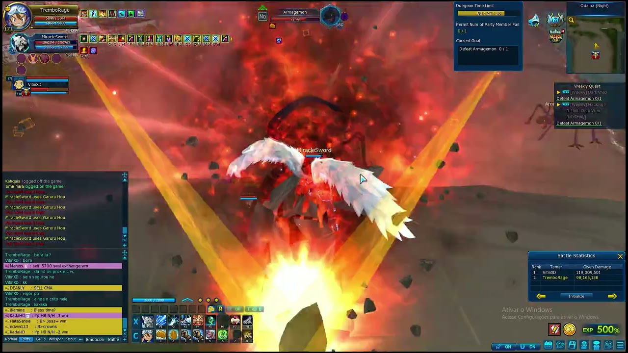 Digimon Masters Online: Dark Web Run w/ X7SM