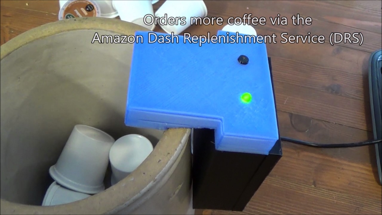 Coffee Ordering Robot using Amazon Dash Replenishment Service