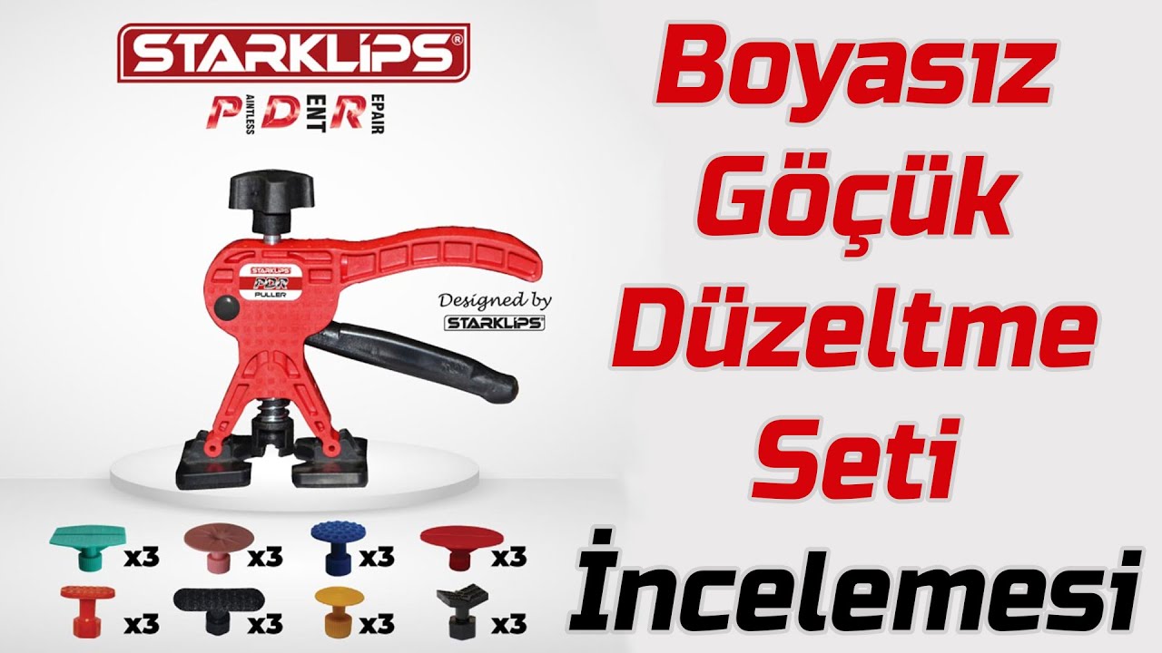 Starklips Boyasız Göçük Düzeltme Seti İncelemesi ( İki farklı göçükte denedik )