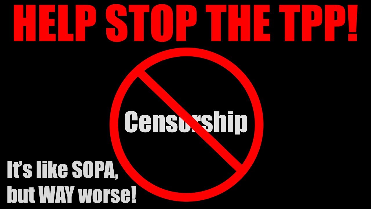 VERY IMPORTANT! PLEASE HELP STOP THE TPP!!!