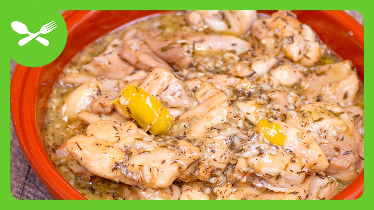 GUISO de POLLO con LIMON y TOMILLO ▶ FÁCIL