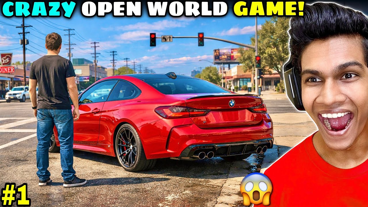 CRAZY OPEN WORLD MOBILE GAME! 😱🔥 - Traffic Racer Russian Village Gameplay