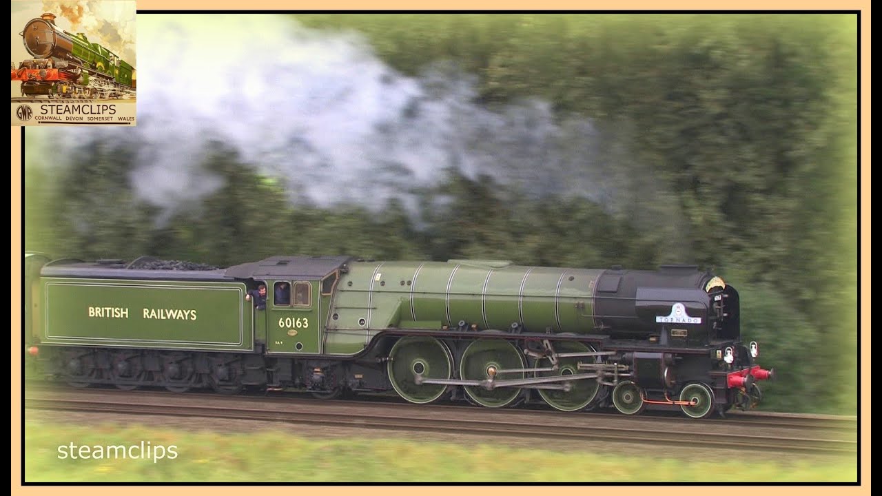 60163 Tornado Struggles to Deliver the Last Torbay Express 10Sep17