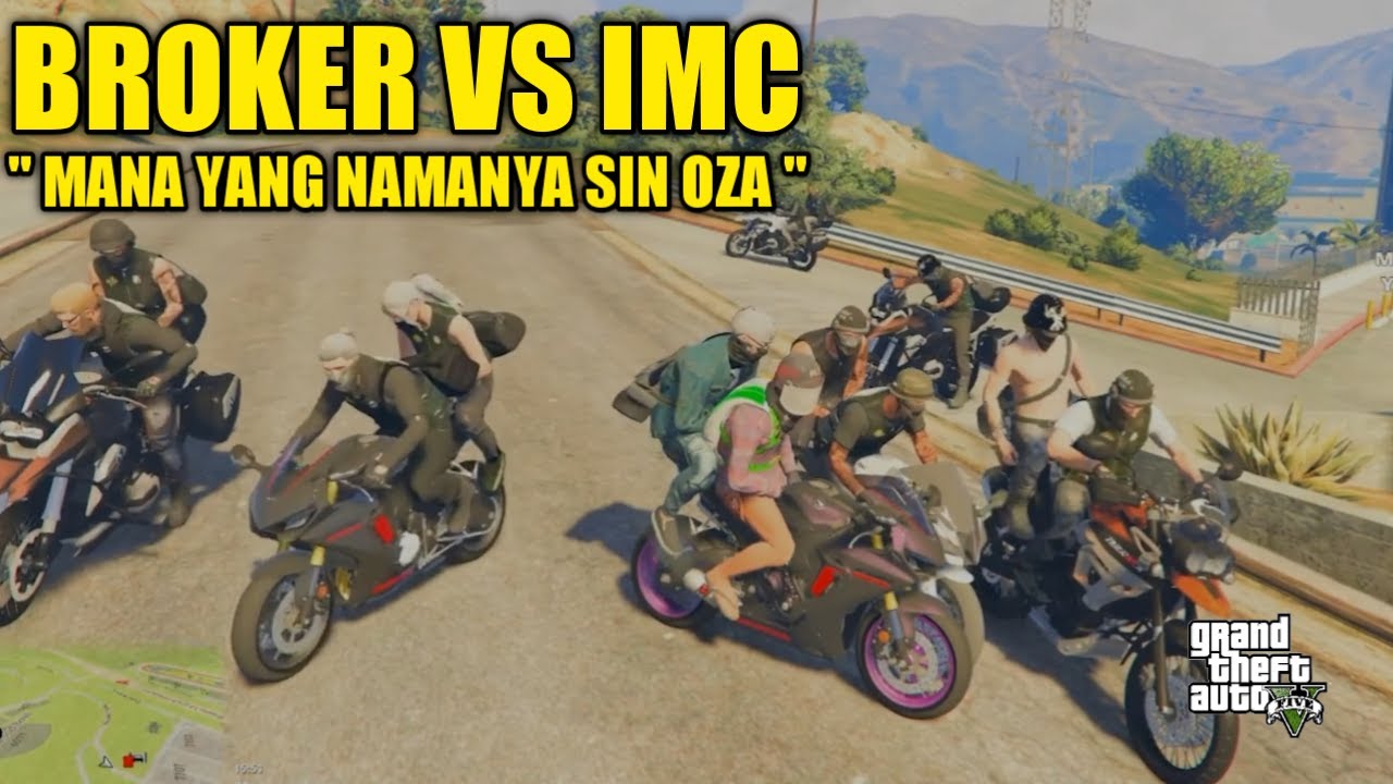 BROKER VS IMC, SIN OZA DI CARI IMC - GTA V ROLEPLAY #INDOPRIDE