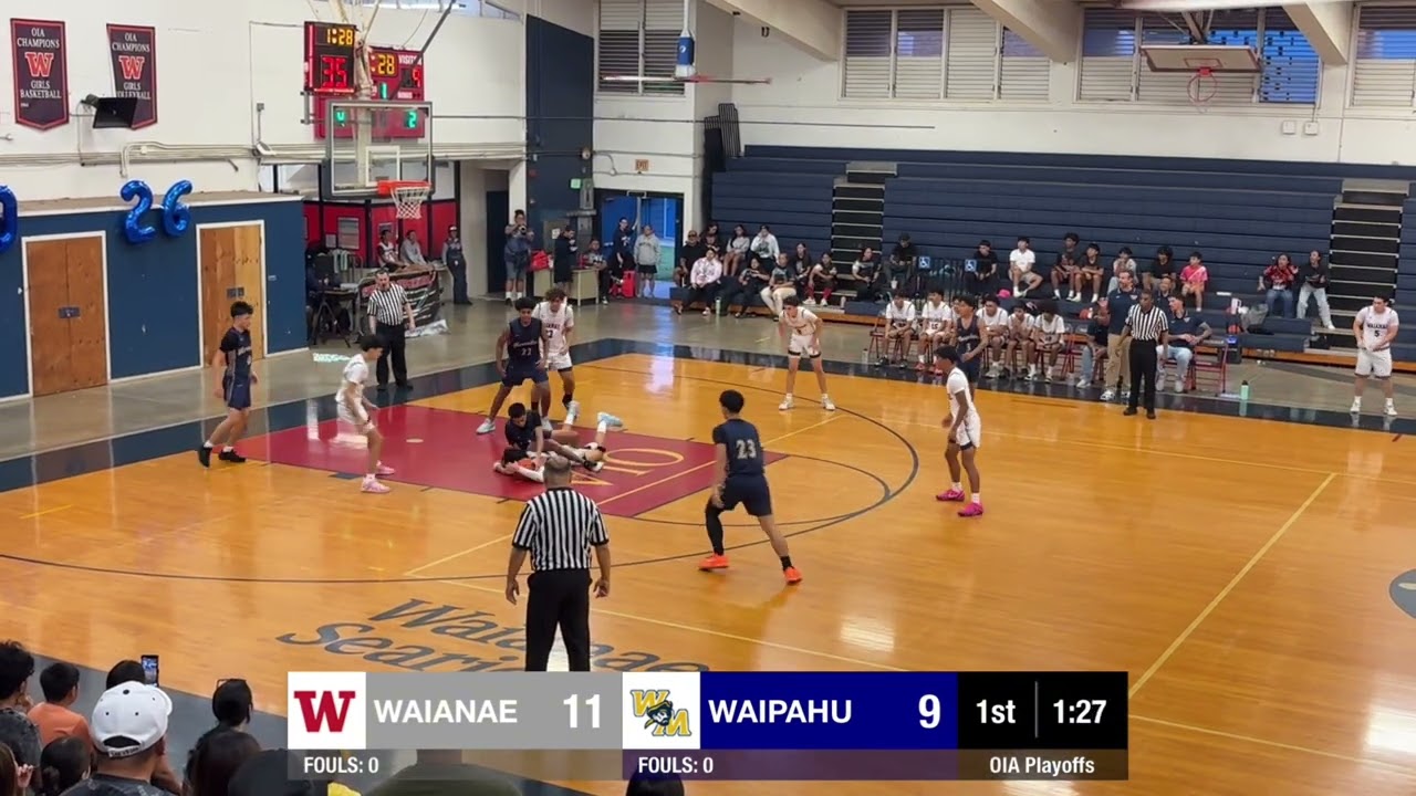 Waipahu High vs Waianae High Varsity Basketball OIA Division 2 Semifinals Playoff Game 01/30/2026