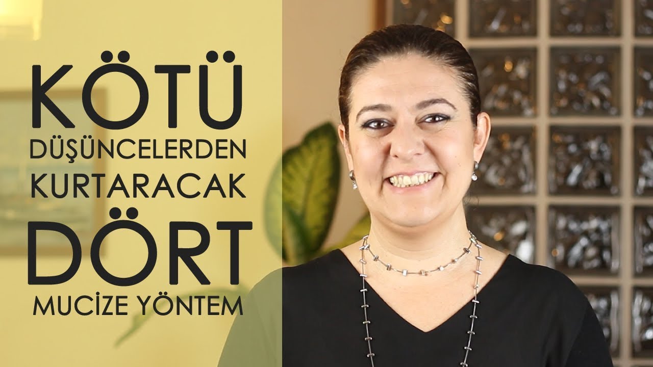 Bizi rahatsız eden düşüncelerden kurtulmak için 4 mucize yöntem.