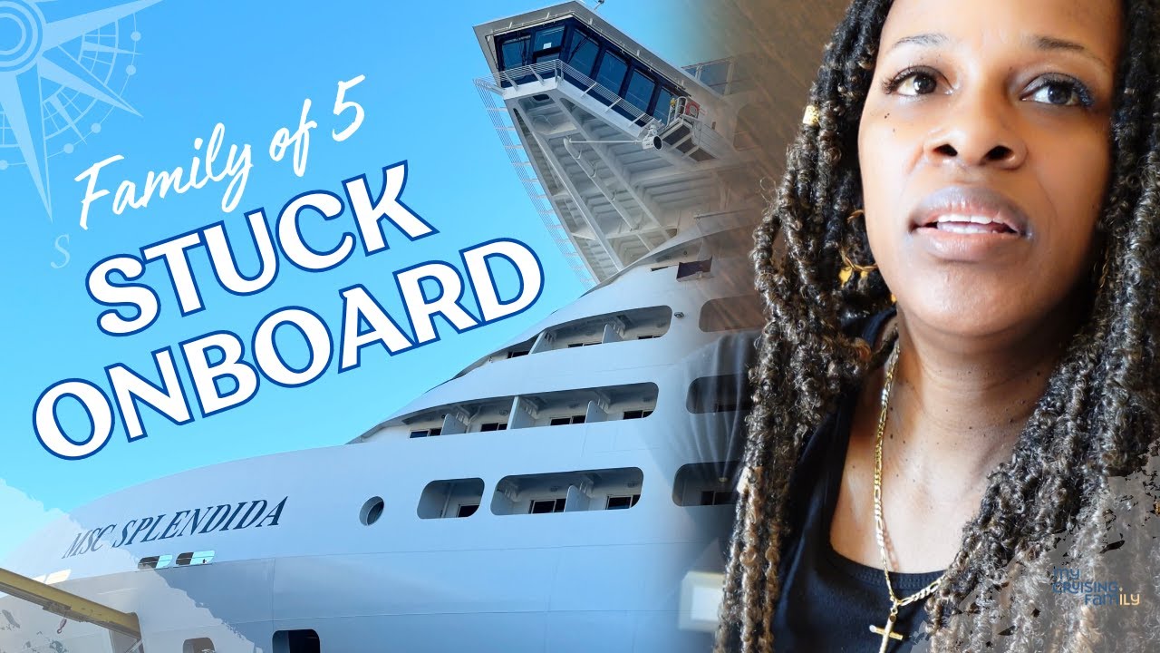 We're STUCK On The MSC Splendida!