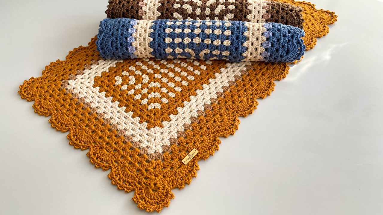 Tapete caramelo #crochet