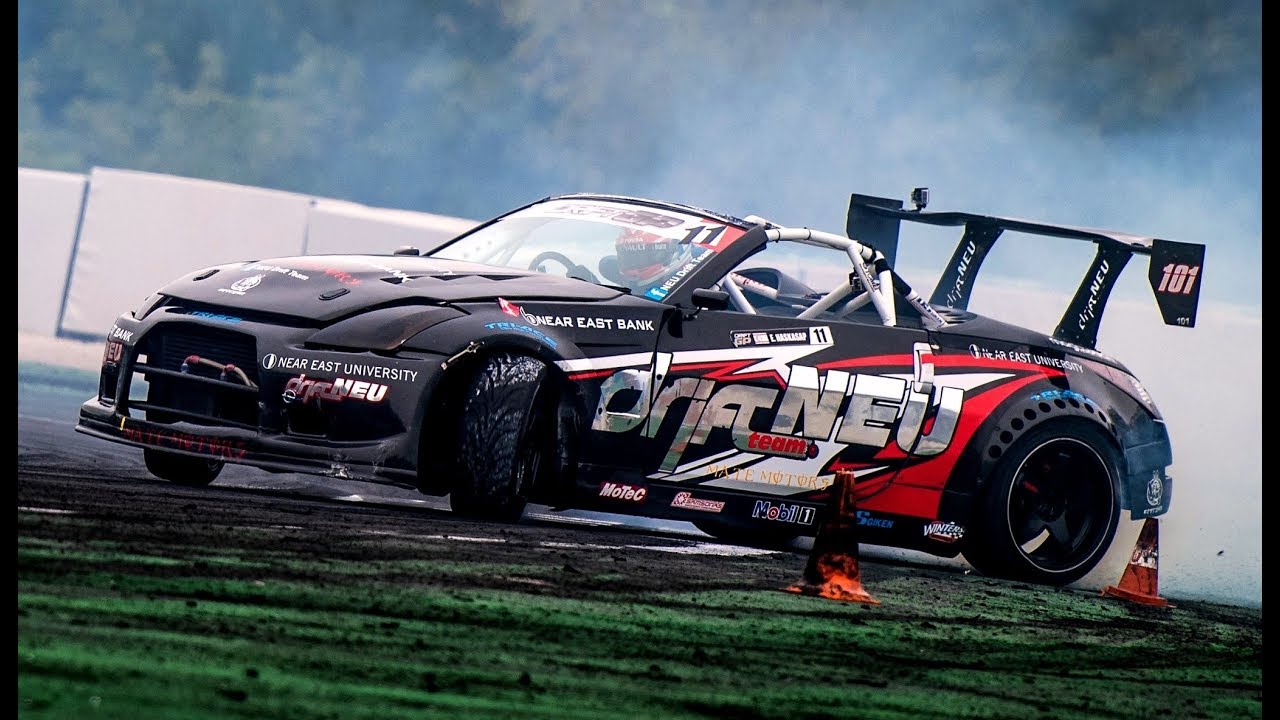#BlackMonster 900HP 2JZ Nissan 350Z Drifting - Enver Haskasap | HUNGARIAN DRIFT GP 2017