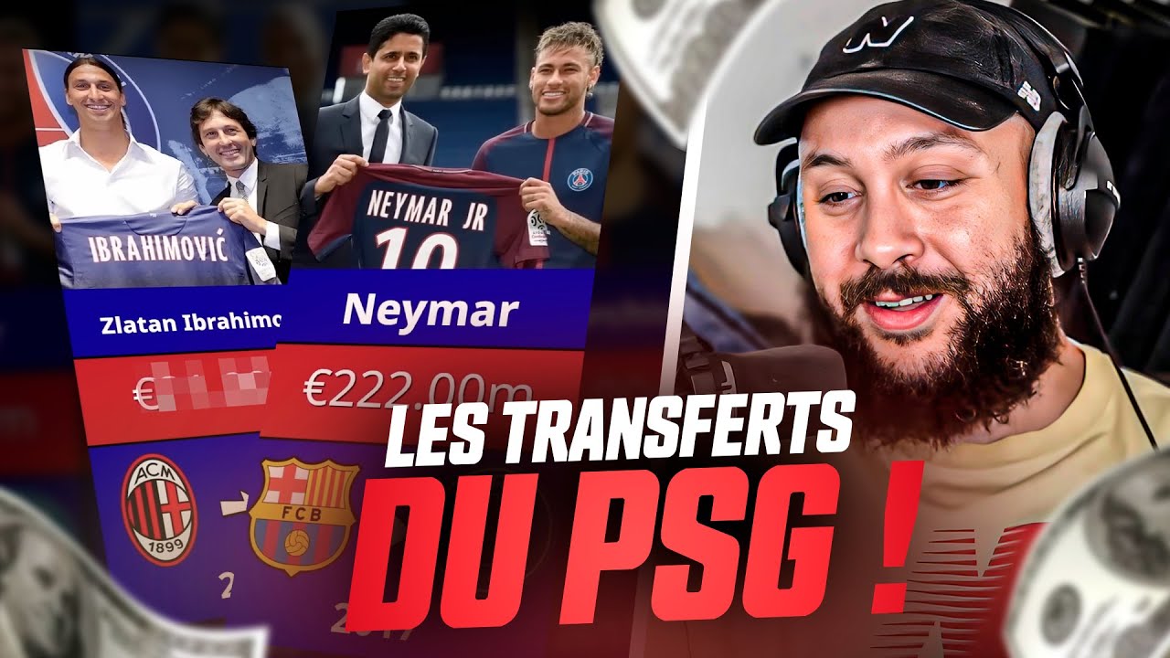 On se fait TOUS les Transferts du PSG ! (Réact Transferts de 2000 à 2025)