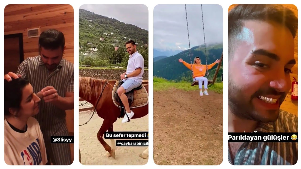 Giresun Tatili 💚 Kadir'in Müthiş Kuaför Taklidi 😂 Kadir ata bindi ama bu sefer tepmedi 😅🌿