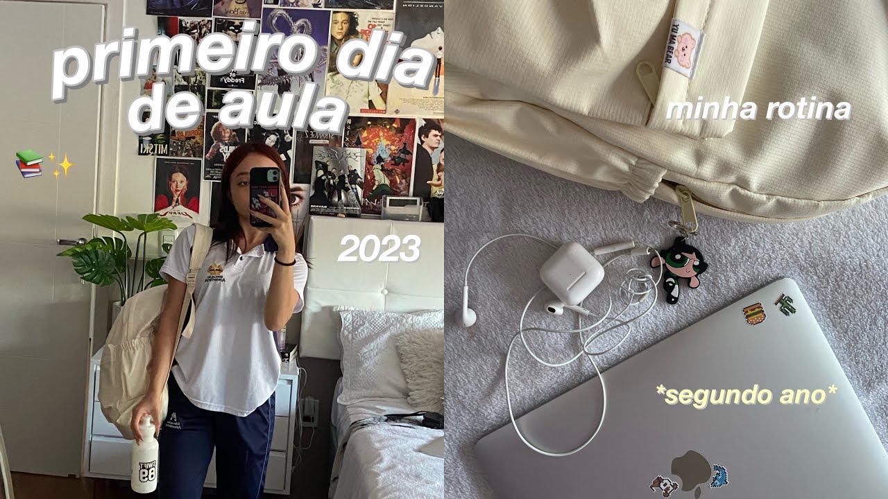 meu primeiro dia de aula 2023 🖇 | volta às aulas, ensino médio, minha rotina da manhã...