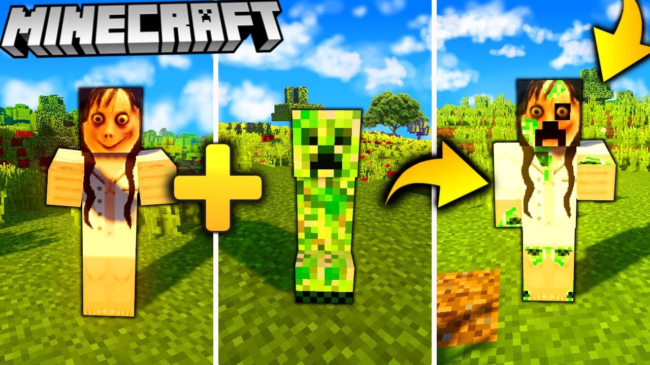 MOMO + CREEPER = ??? | ŻYCIE MUTANTA MOBÓW W MINECRAFT ! BAZA CHALLENGE