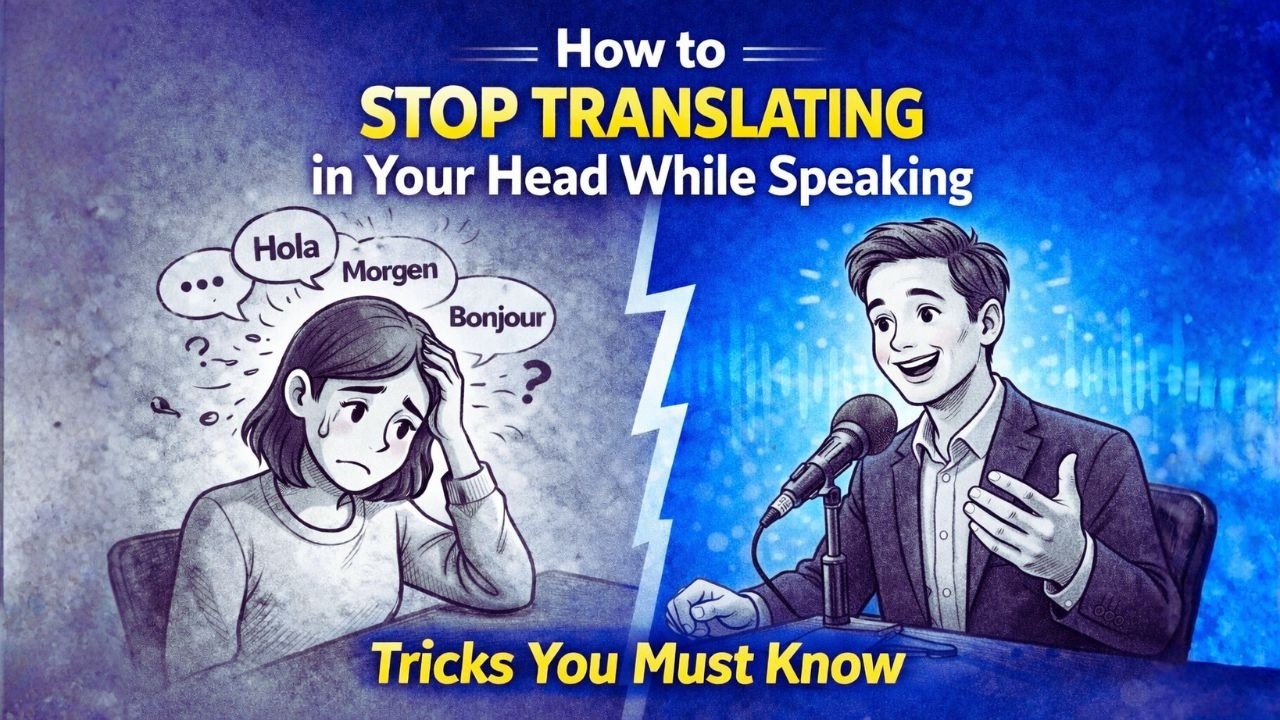Stop Translating in Your Head While Speaking