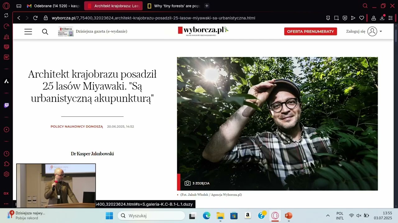 KASPER JAKUBOWSKI – Od start-upu po sztukę: gdzie prowadzi dyplom architektury krajobrazu?