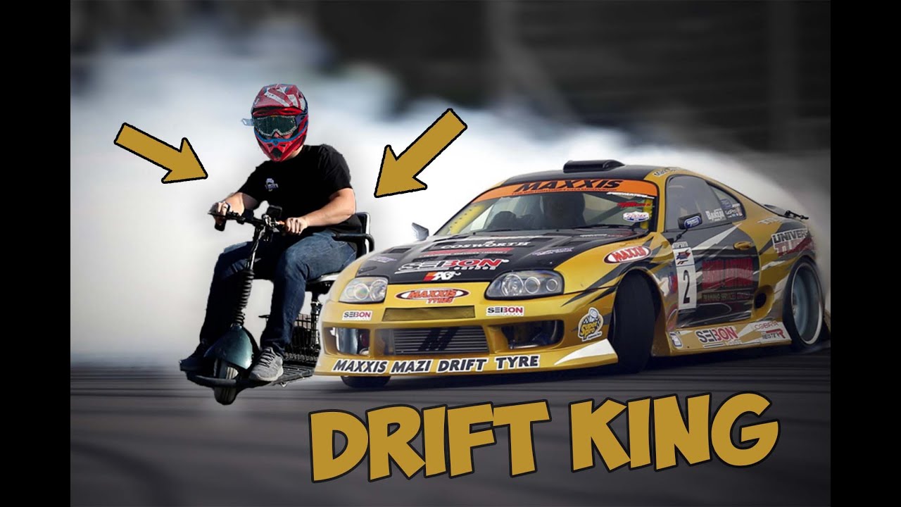 Drifting the Death Scooter at 30 MPH