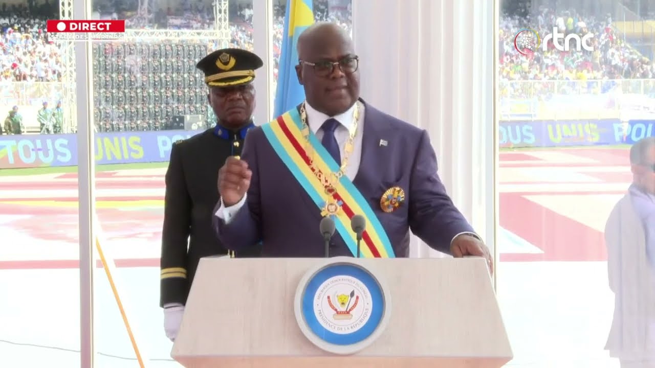 INVESTITURE I SEM. FELIX ANTOINE TSHISEKEDI TSHILOMBO PRESIDENT DE LA REPUBLIQUE CHEF DE L'ETAT