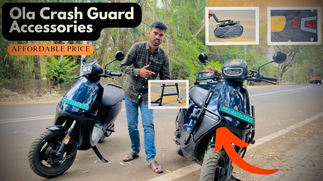Ola S1X Gen 3 Accessories l Best Crash Guard ⚡️Main Stnad , Footrest ,Charging Cap l Best Price