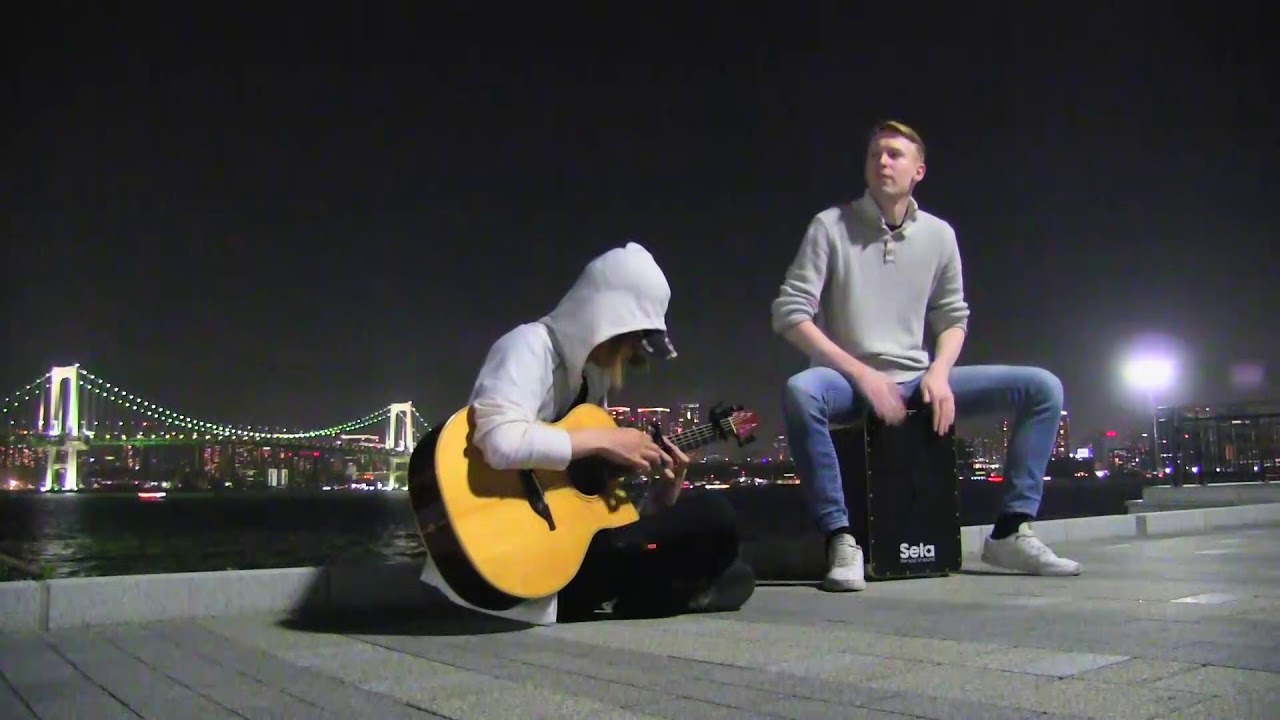 Polygon space - Ross McCallum (Cajon) & T-cophony (Guitar) 2018 (カホンとギター)