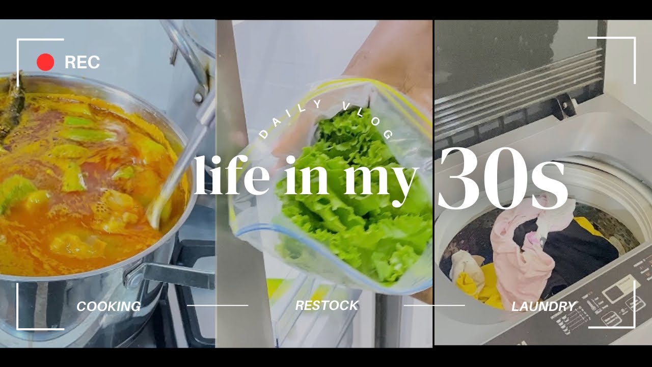 Life in my 30s as a mom | housewife diaries | cooking, shopping, laundry + more