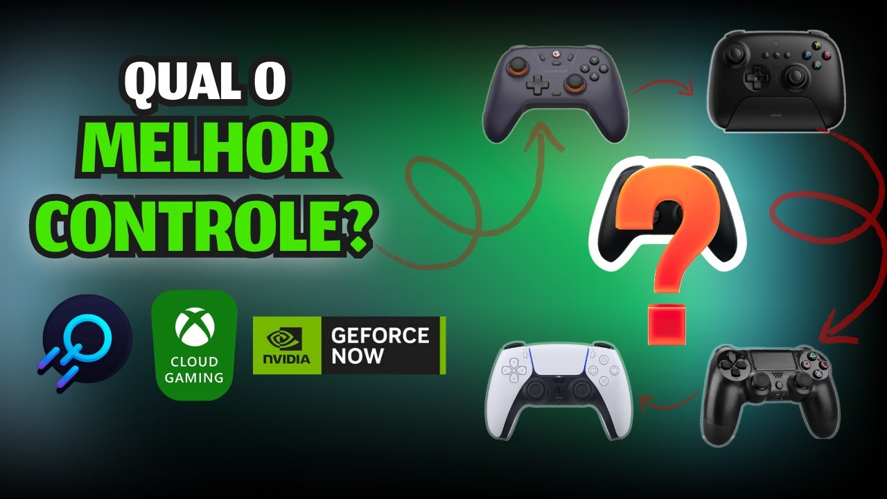 Qual o MELHOR CONTROLE pra jogar no XCLOUD, BOOSTEROID ou GEFORCE NOW??