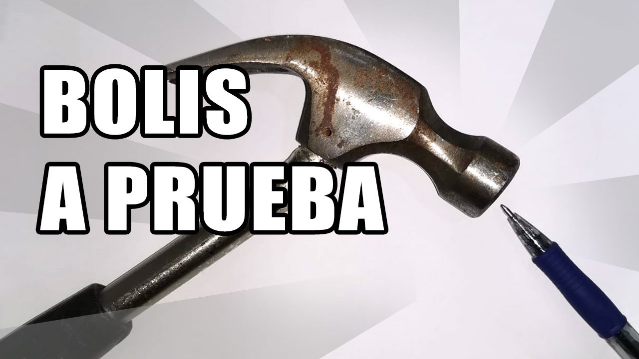 ¿CUÁL ES EL BOLÍGRAFO MÁS RESISTENTE?