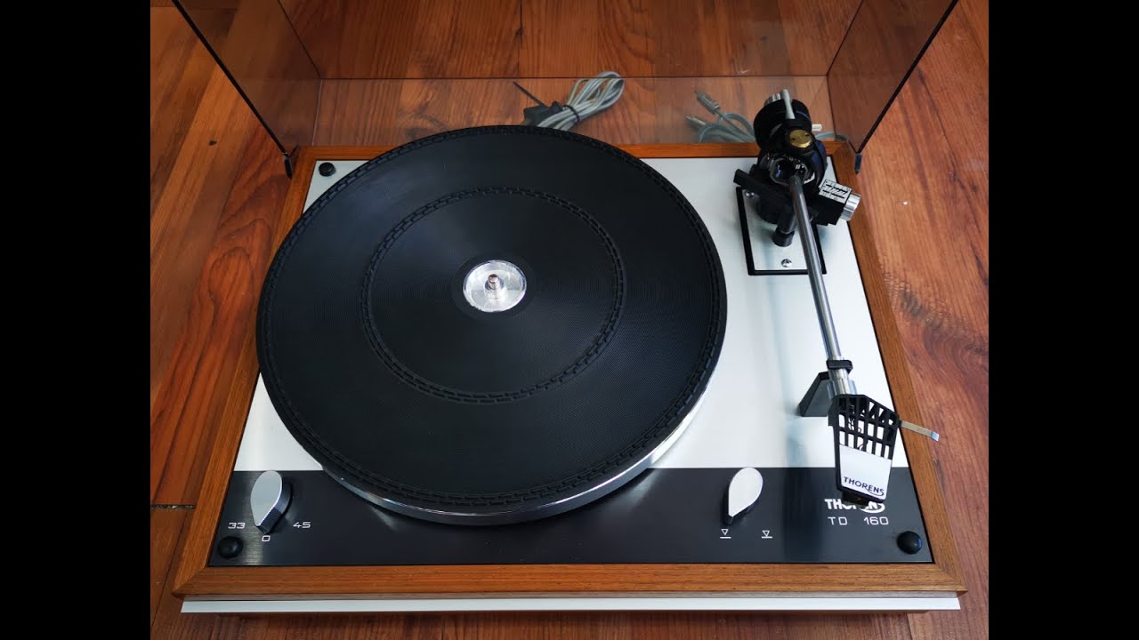 Thorens TD160 2-Speed Belt Drive Suspended Chassis Turntable