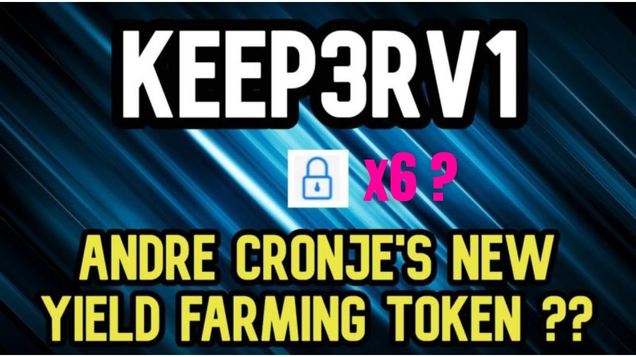 What is KP3R? 10x Potential - NEW Andre Cronje Project