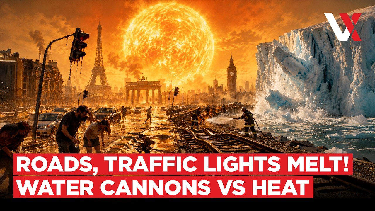 Roads Melt & Rails Warp As Europe's Record Heatwave Turns Deadly | 1,300+ Dead In France | VERTEX
