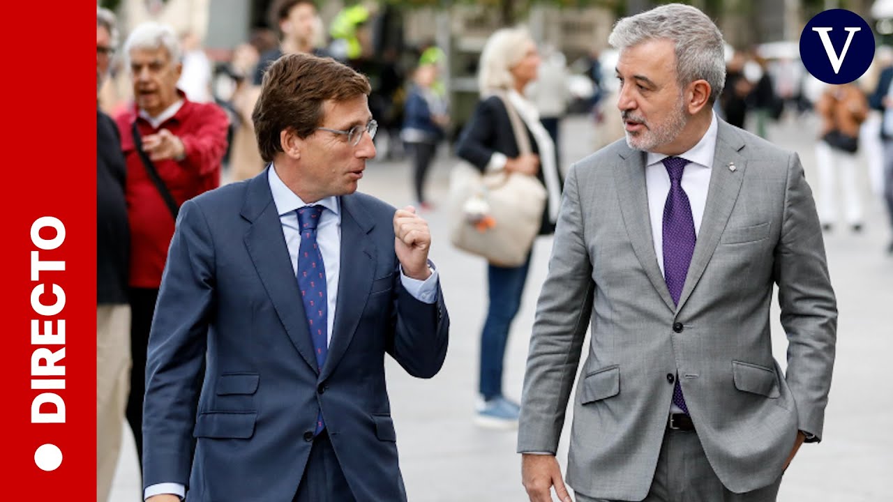Los alcaldes Almeida y Collboni abordan juntos los retos de futuro de Madrid y Barcelona
