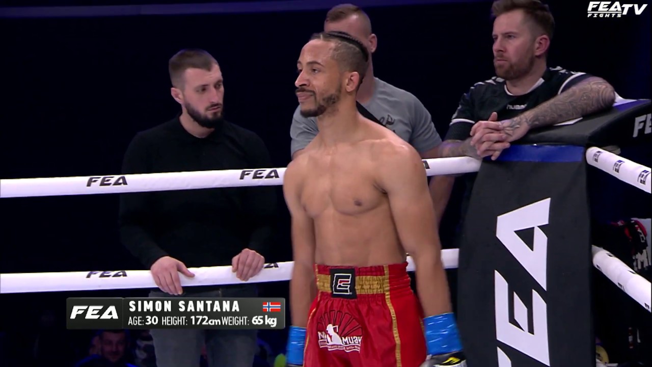 Simon Santana vs Cristian Spetcu. FEA kickboxing WORLD GP 7.12.2019