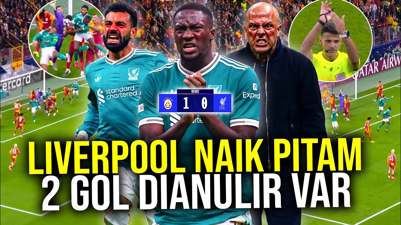 DIWARNAI DUA GOL HARAM GALATASARAY JUNGKALKAN LIVERPOOL DI PERTANDINGAN KE-100 ARNE SLOT!