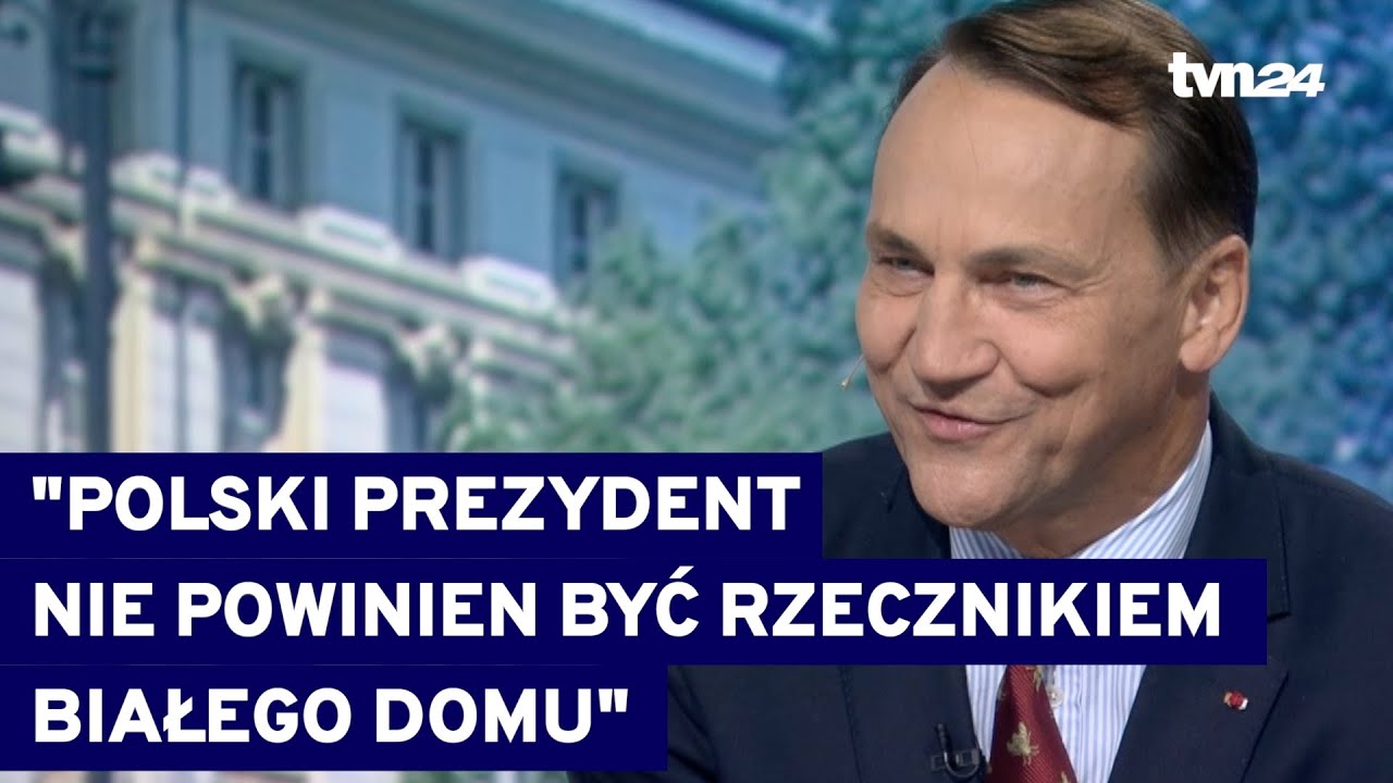 Sikorski do PiS: Proszę, by się aż tak nie podlizywali naszemu największemu sojusznikowi @tvn24