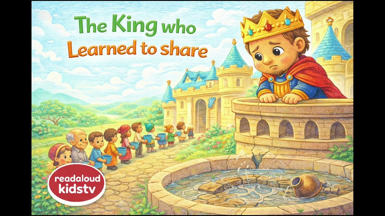 The King who learned to share | African Folktales for Kids | ReadAloud Bedtime Stories 